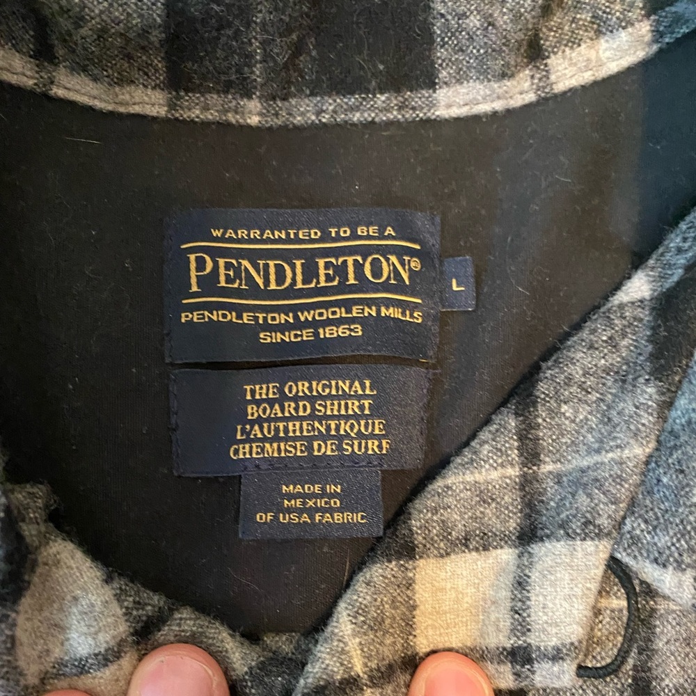 Genuine Pendleton, the original board shirt. Size Large.